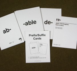 prefix and suffix cards