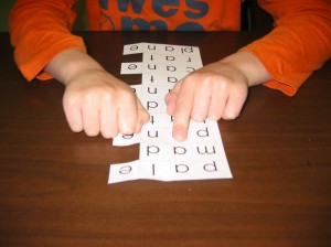 student closes hand when there's no silent-e