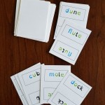 silent-e card deck - o and u